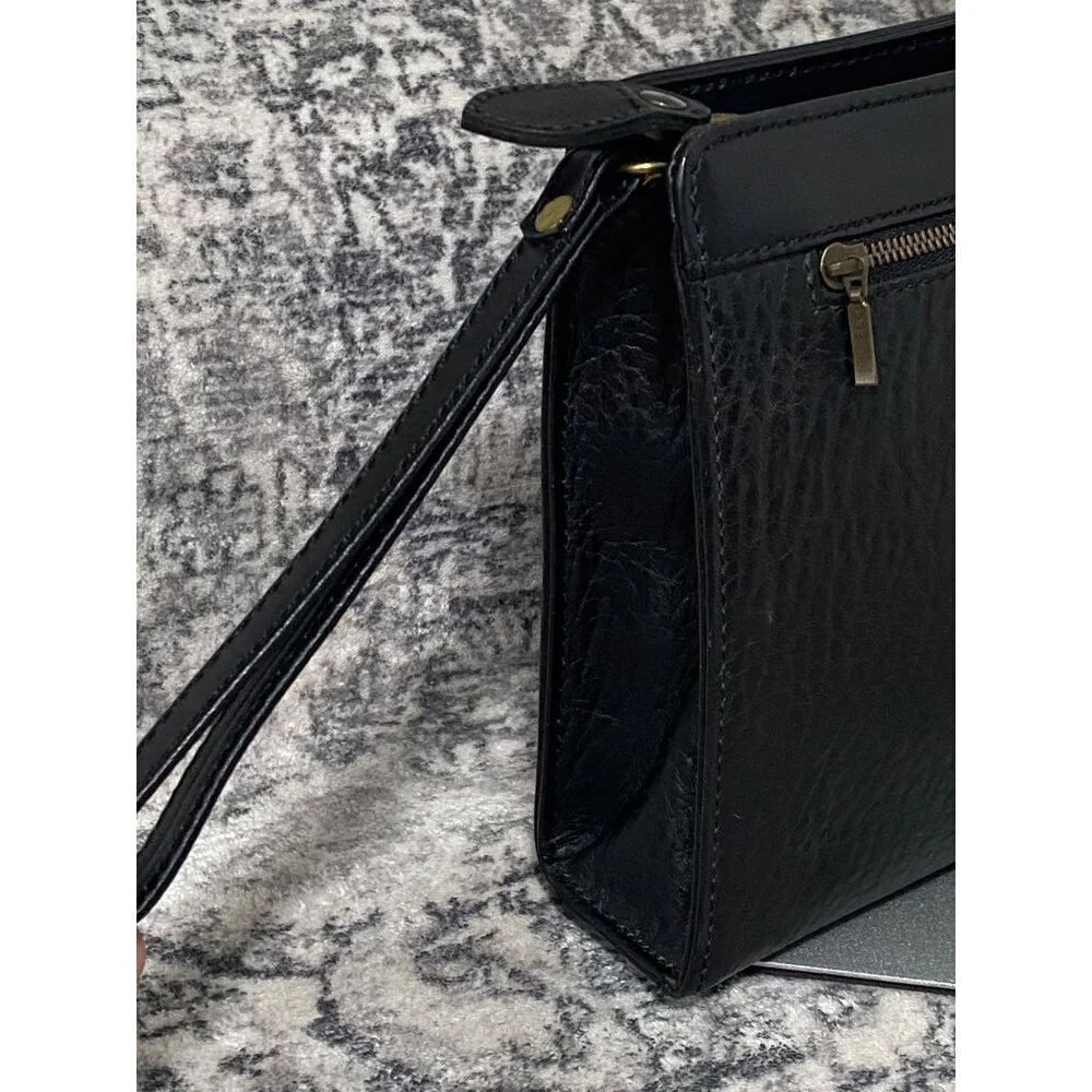 Vintage Burberry Nova Check Shadow Horse Clutch Wristlet Bag